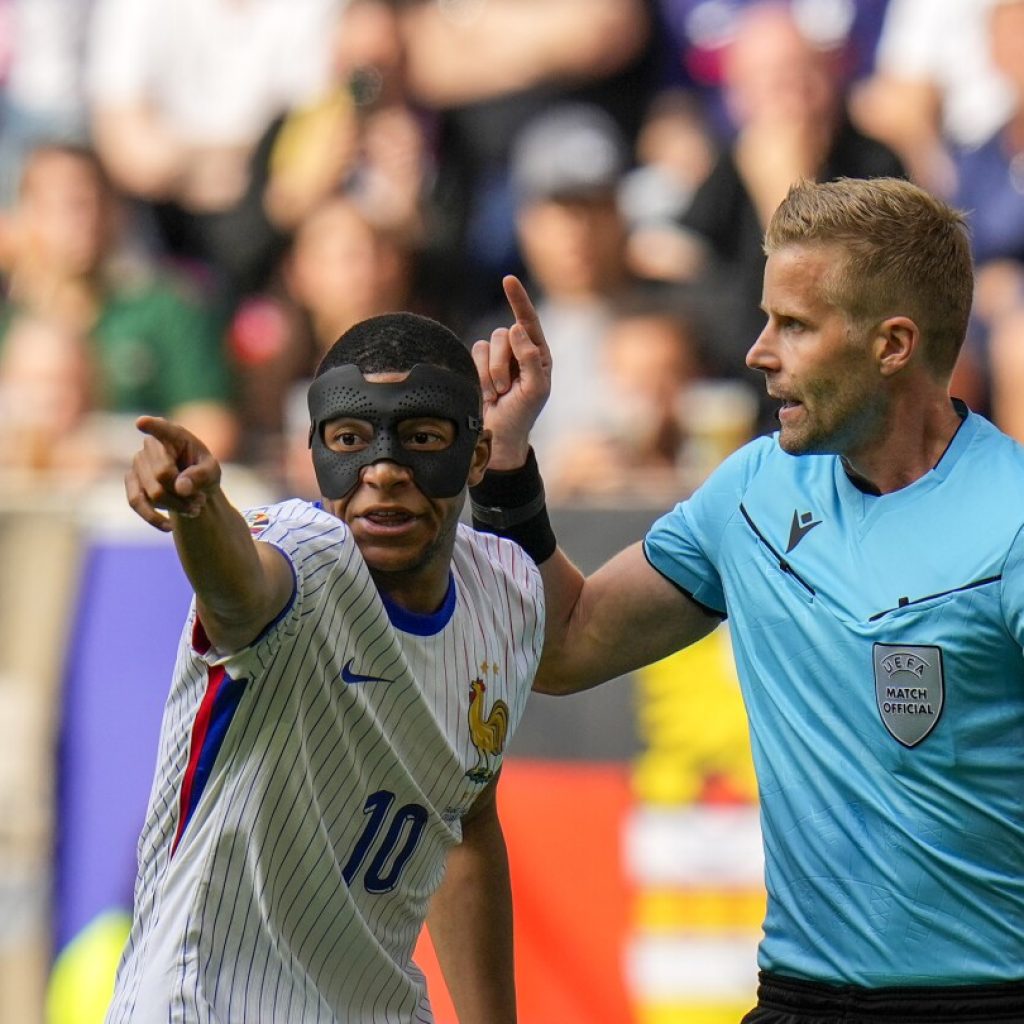 France and Belgium 0-0 at halftime in round of 16 at Euro 2024