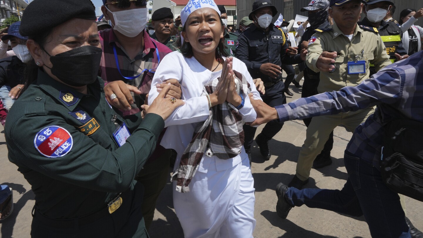 Ten Cambodian environmental activists receive prison sentences of 6-8 years each