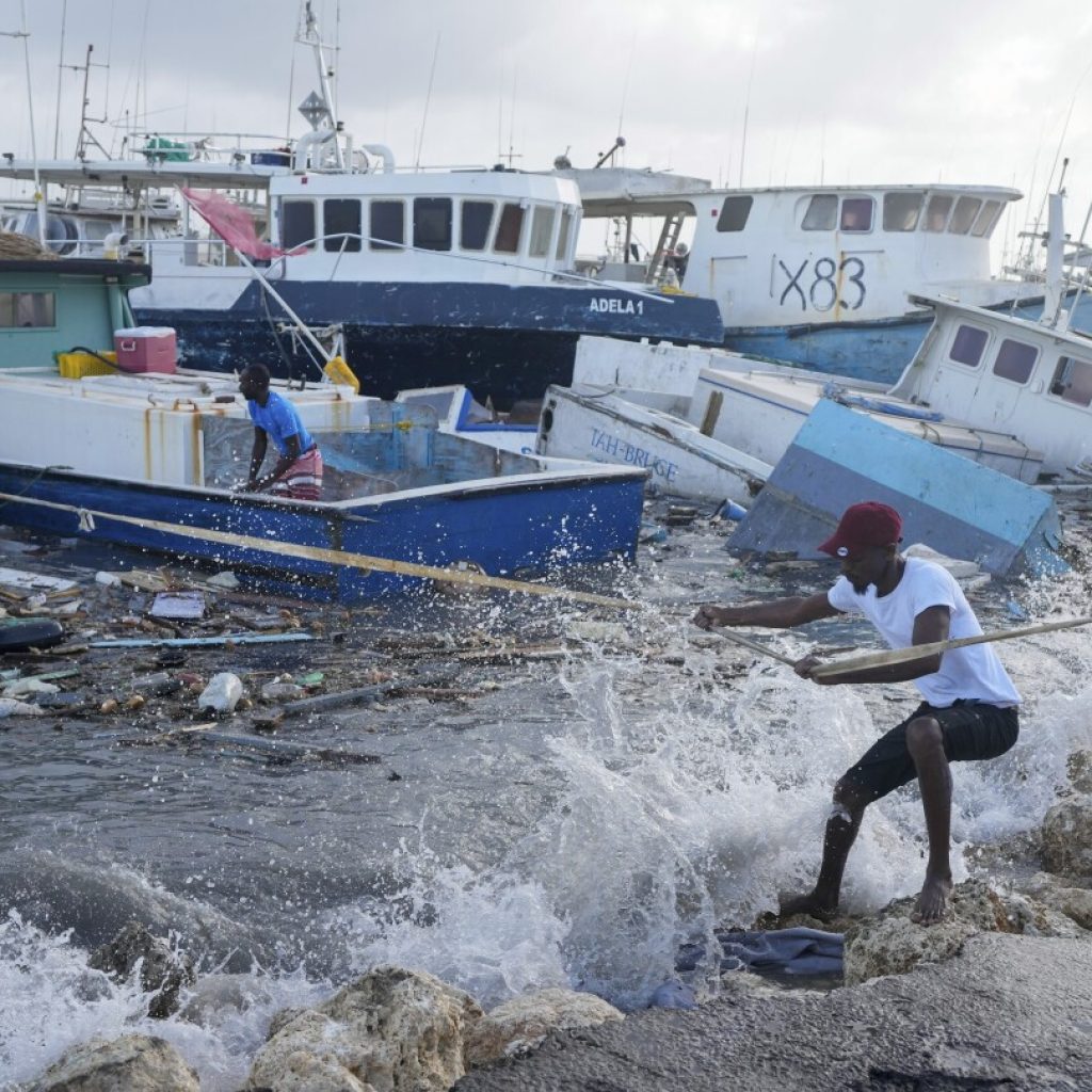 Hurricane Beryl rips through open waters after devastating the southeast Caribbean