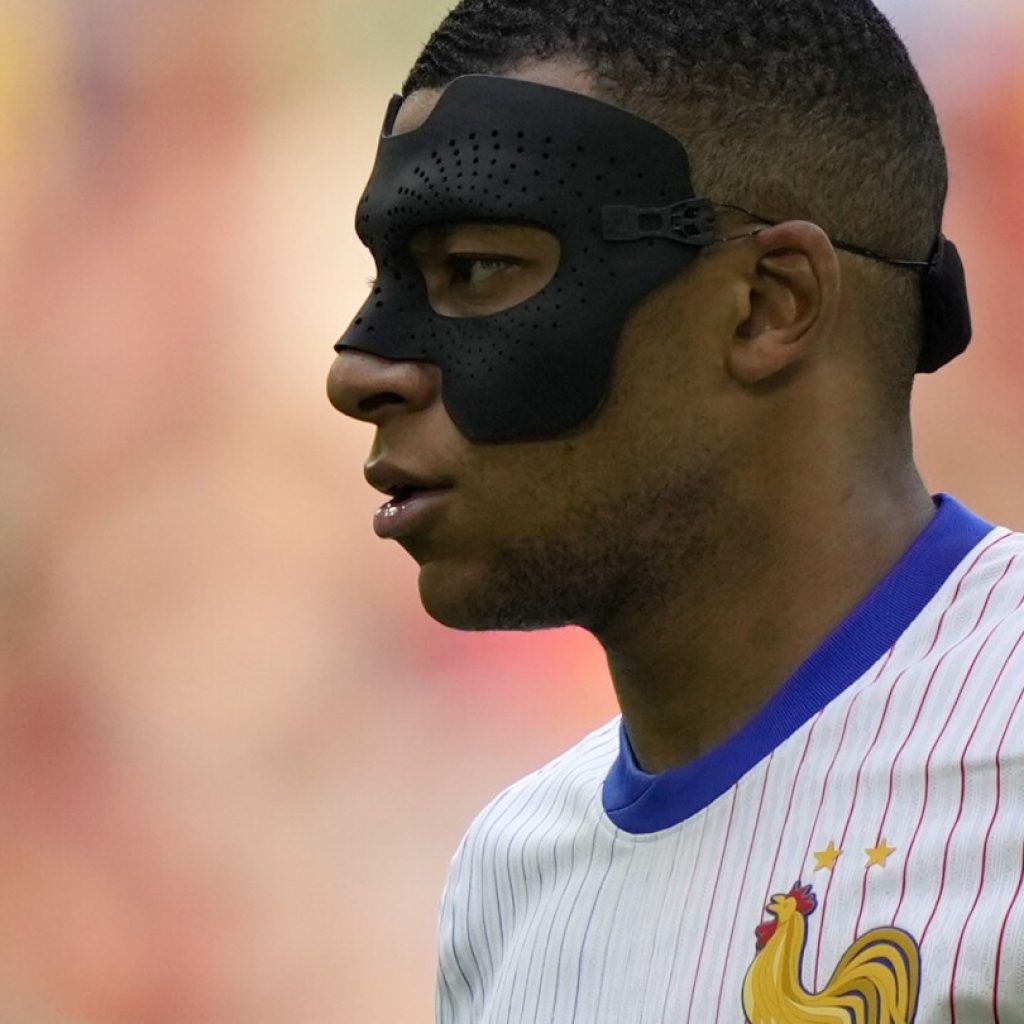 More changes to Mbappé face mask as France star’s Euro 2024 problems persist