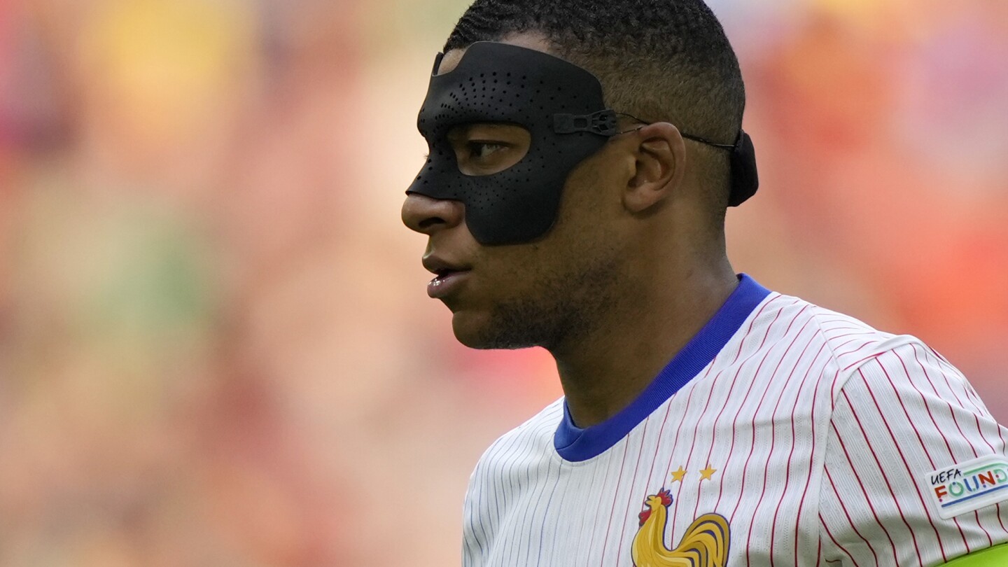 More changes to Mbappé face mask as France star’s Euro 2024 problems persist