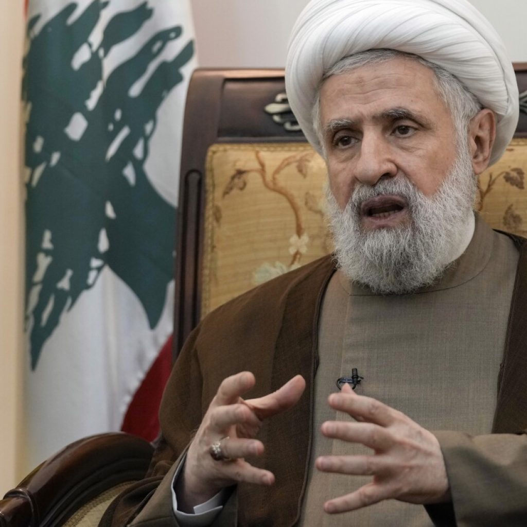 Hezbollah’s deputy leader says group would stop fighting with Israel after Gaza cease-fire