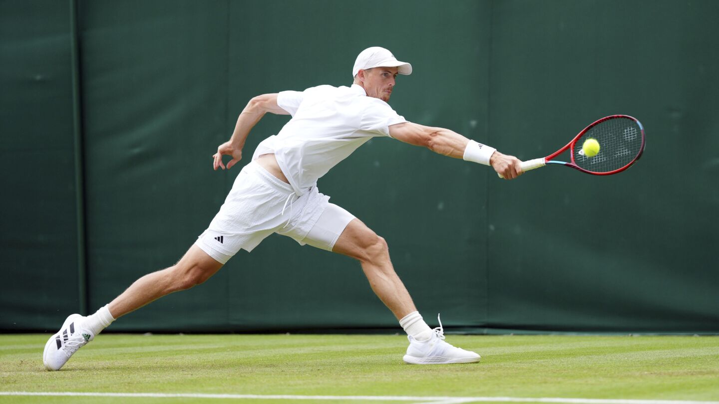 Billy Harris’ tennis journey goes from Isle of Man to van life in Europe to Wimbledon