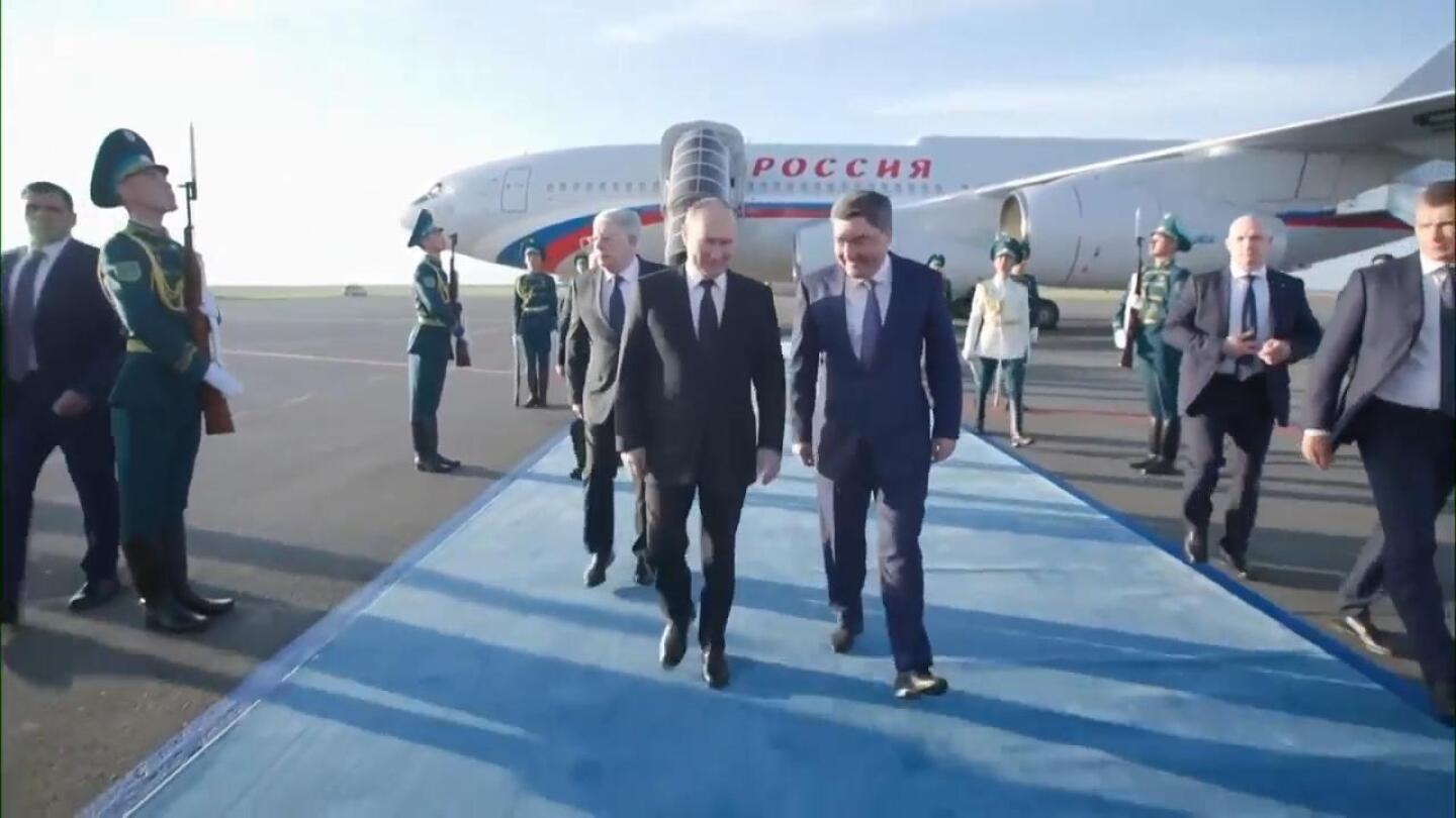 Russia’s President Putin arrives in Kazakhstan to attend Central Asian summit | AP News