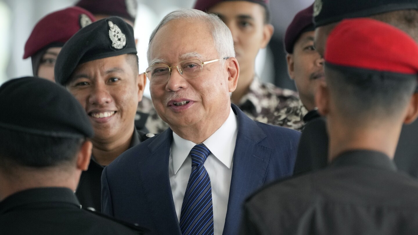 Malaysian court tosses jailed ex-Prime Minister Najib’s bid to serve graft sentence in house arrest