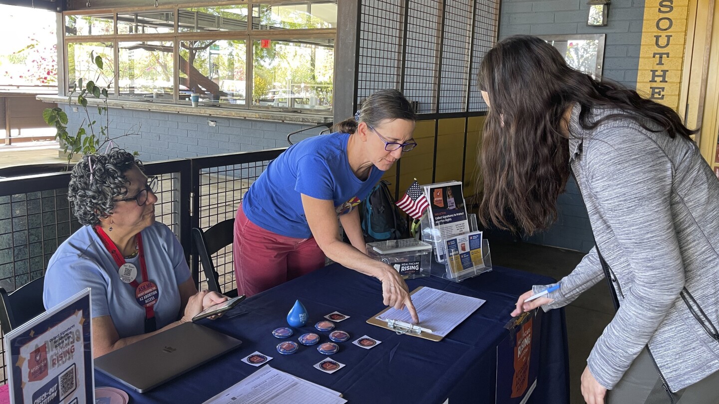 Abortion-rights advocates set to turn in around 800,000 signatures for Arizona ballot measure