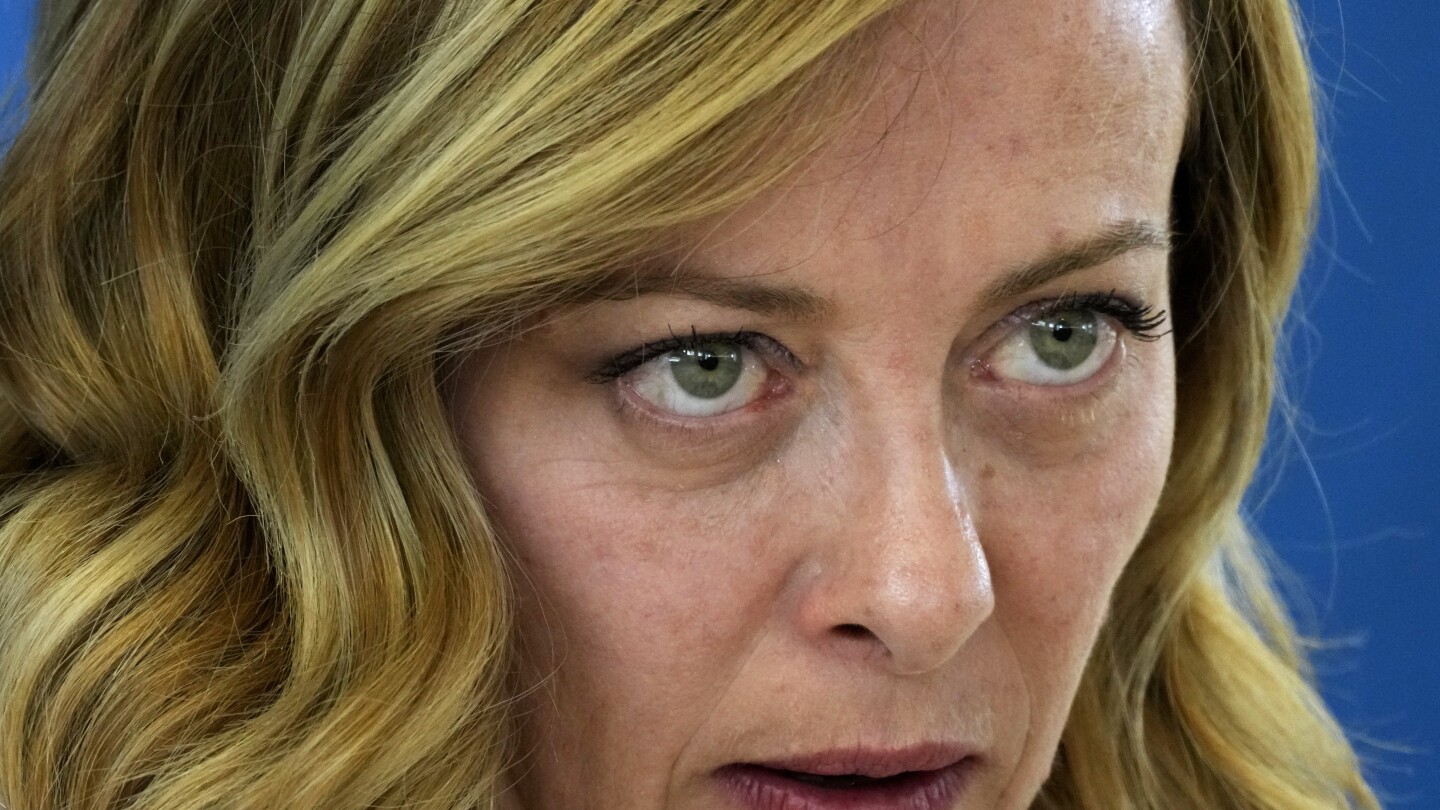 Italian Premier Meloni rebukes the youth wing of her far-right party for glorifying fascism