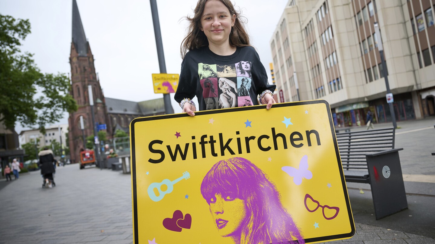 With Taylor Swift heading to Germany, one city has taken her name — at least for a few weeks