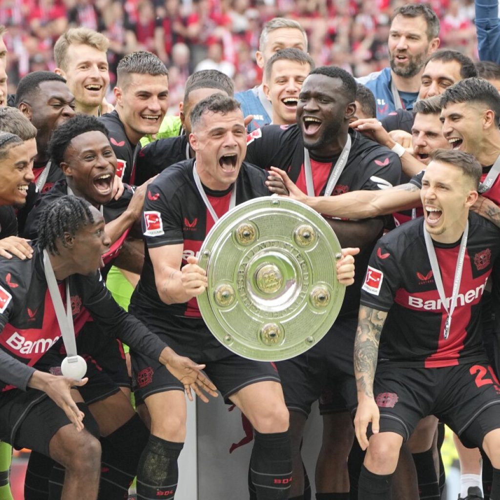 Bayer Leverkusen will start its Bundesliga title defense at Borussia Moenchengladbach on Aug. 23