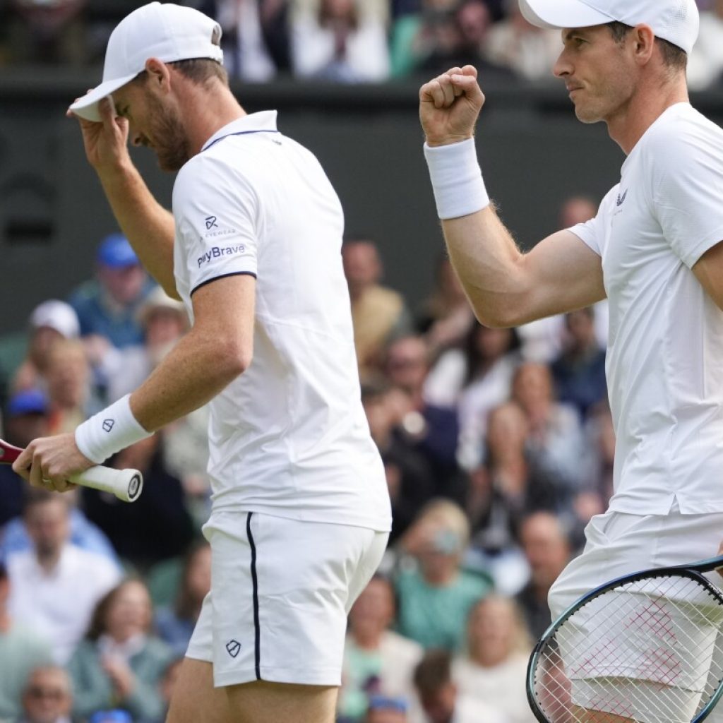 Andy Murray’s Wimbledon farewell tour begins with a loss in doubles with his brother