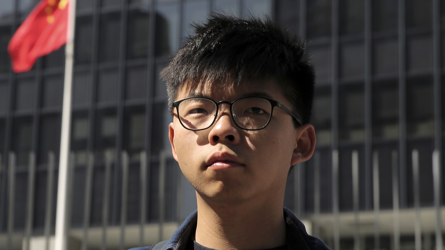 Hong Kong activist Joshua Wong asks for a lesser sentence in landmark security case