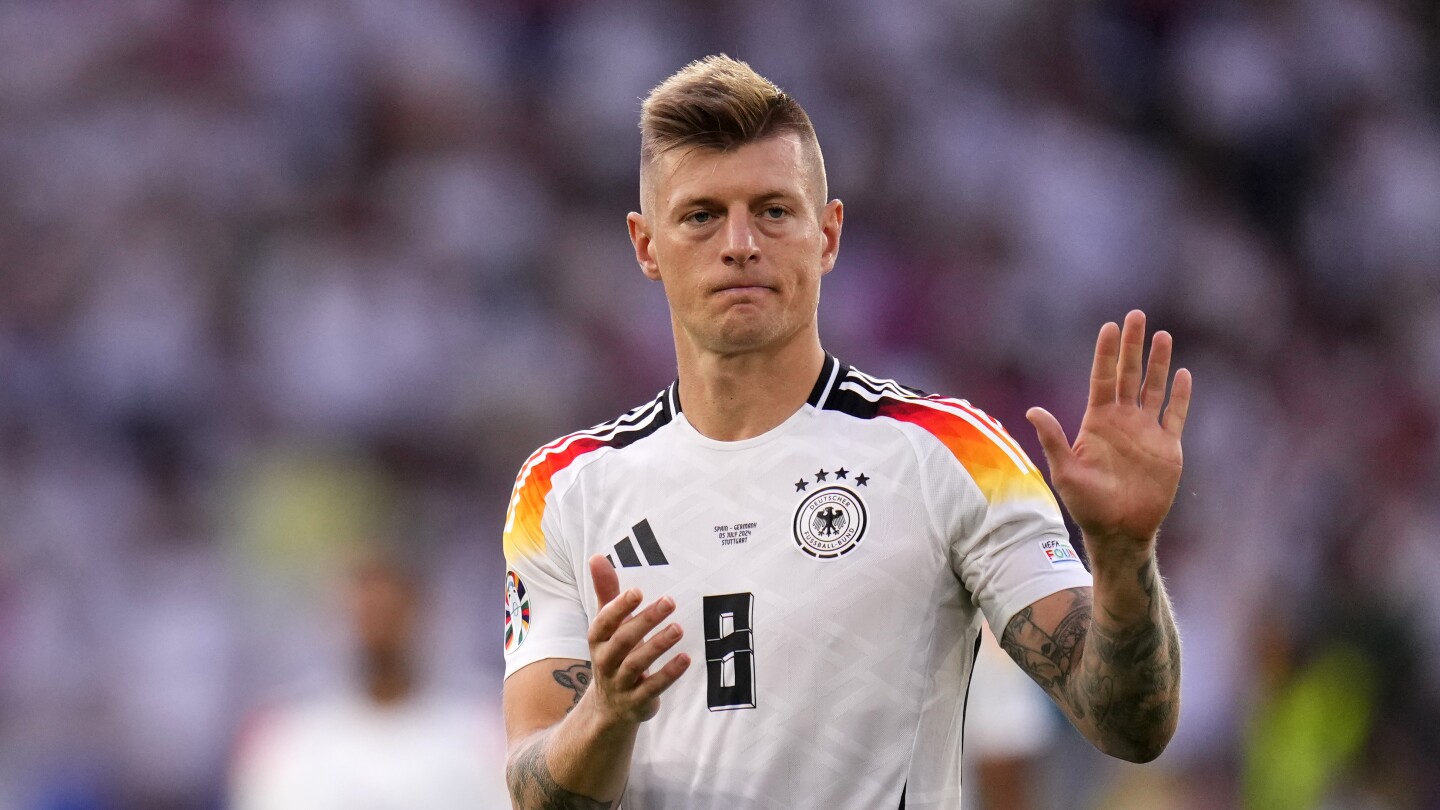 Job done. Kroos leaves the stage after returning to restore Germany’s standing in world soccer