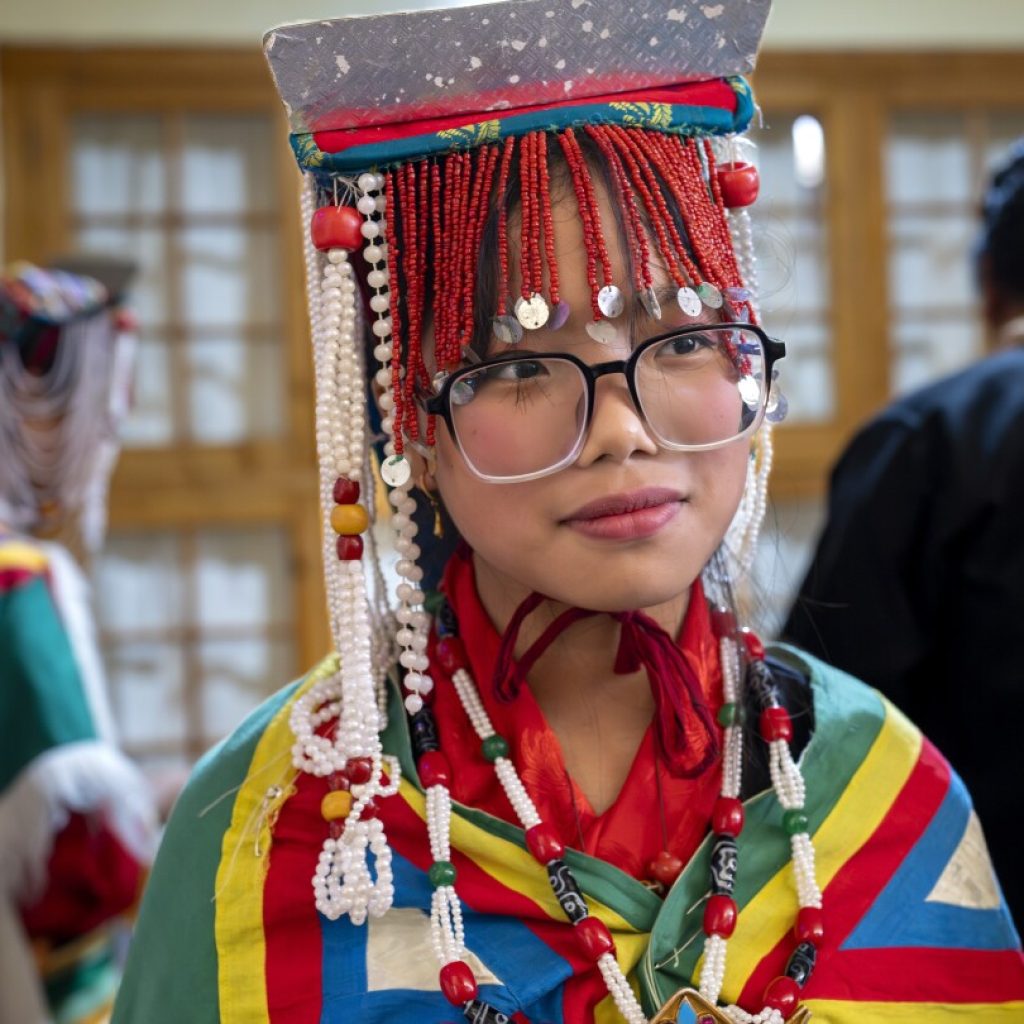 Hundreds of mostly exiled Tibetans celebrate the Dalai Lama’s 89th birthday in India’s Dharamshala