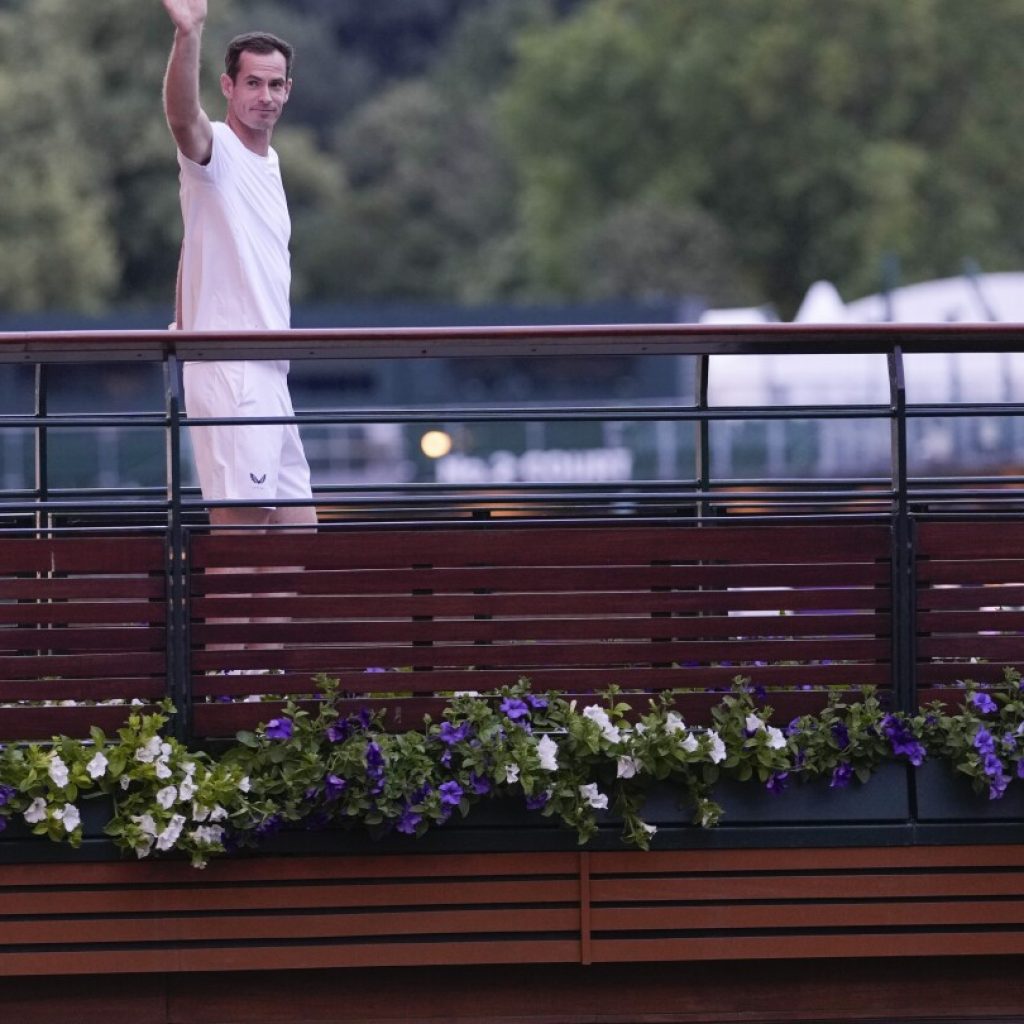 Andy Murray’s Wimbledon career ends when Emma Raducanu pulls out of their match in mixed doubles