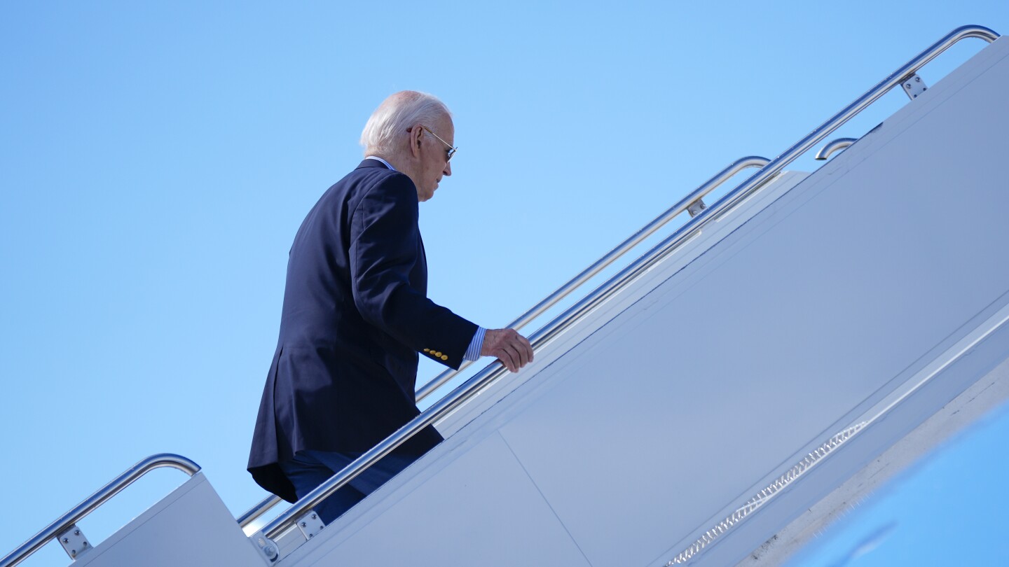 FACT FOCUS: Online reports falsely claim Biden suffered a ‘medical emergency’ on Air Force One