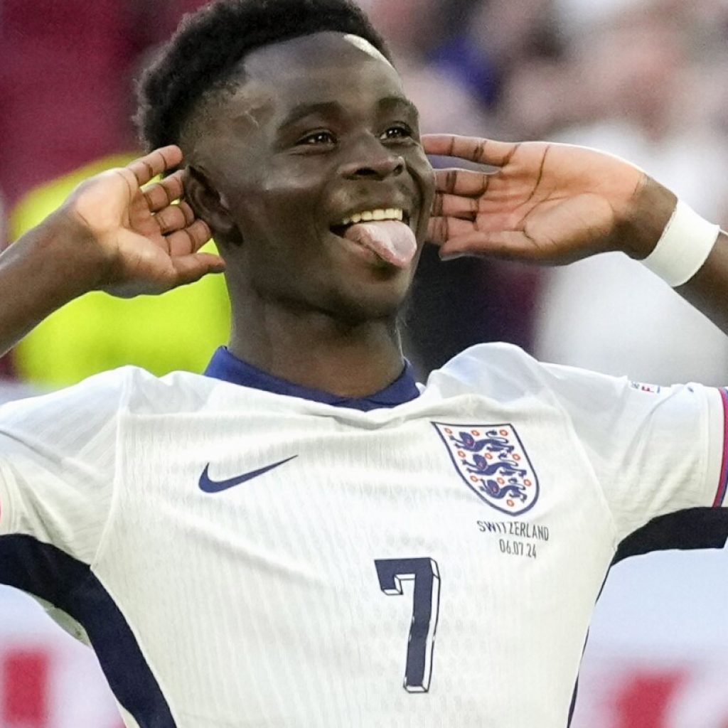 Bukayo Saka gets penalty-shootout redemption at Euro 2024, three years after being racially abused