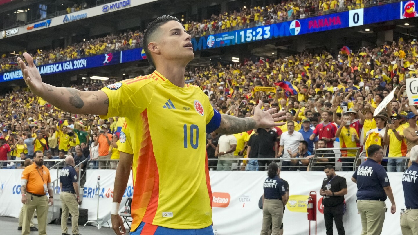 Colombia cruises past Panama 5-0 in Copa America to advance to the semifinals