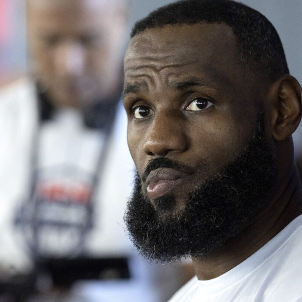 Back for a 4th Olympics run, LeBron James says gold is all that matters