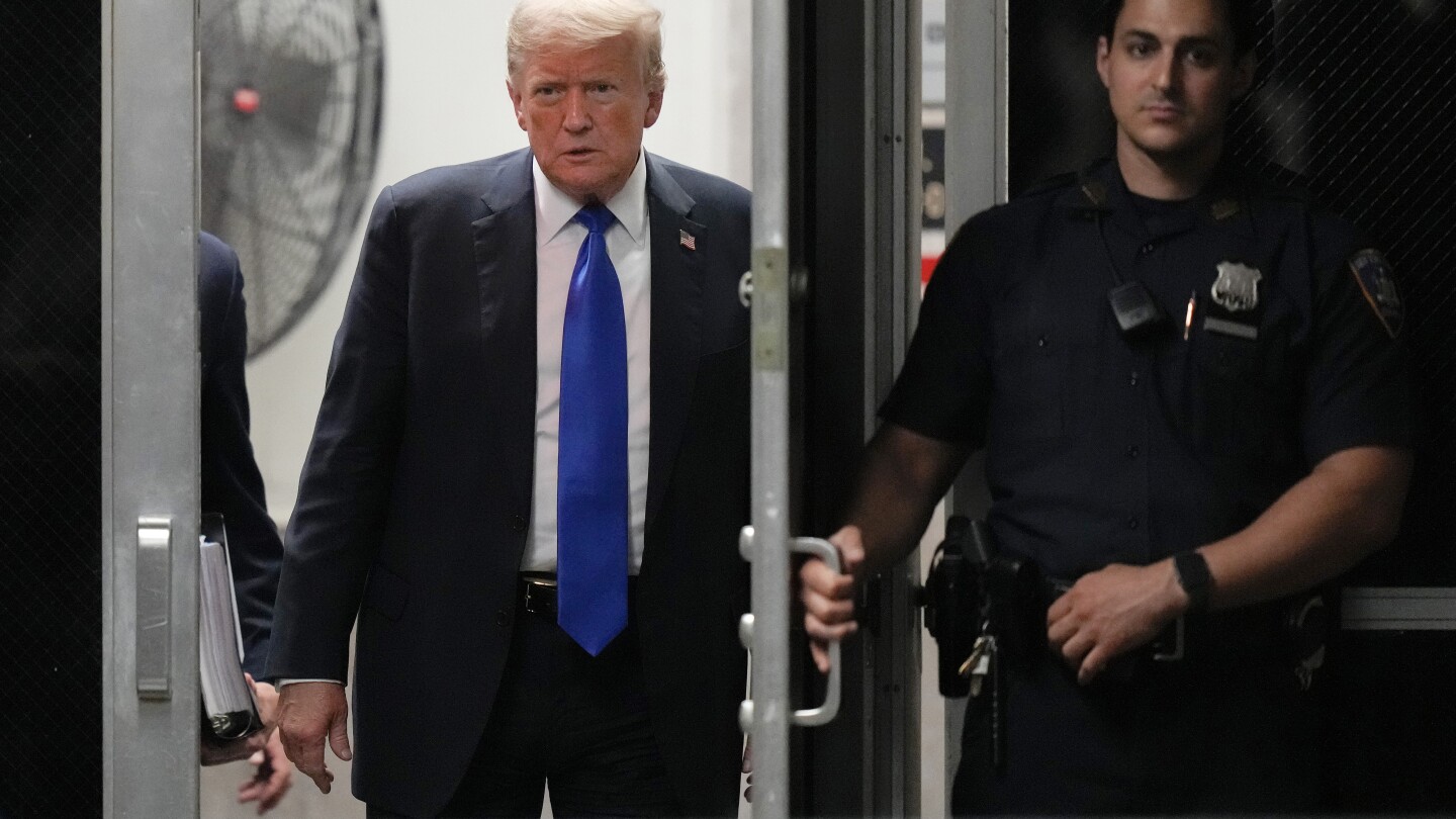 Americans are split over whether Trump should face prison in the hush money case, AP-NORC poll finds