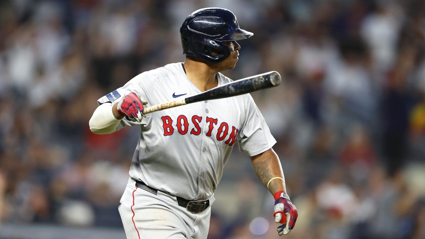 Devers hits 2 more homers vs. Yankees, Red Sox win 3-0 for New York’s 15th loss in 20 games