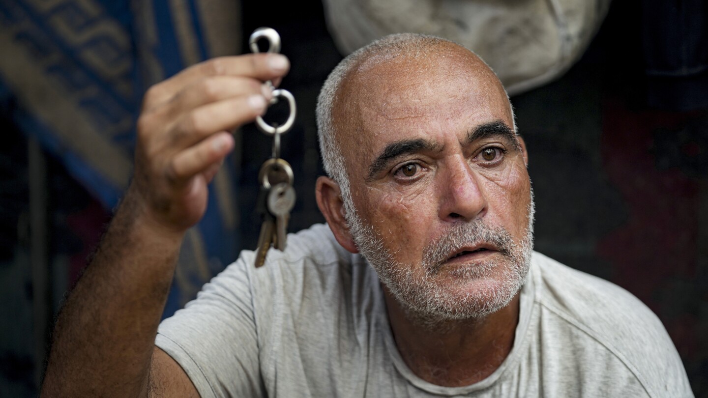 House keys carry symbolic weight for Gaza families repeatedly displaced by war