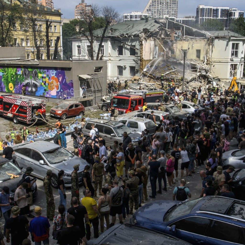 Kyiv mourns as rescuers make last-ditch efforts at children’s hospital hit by Russian missile