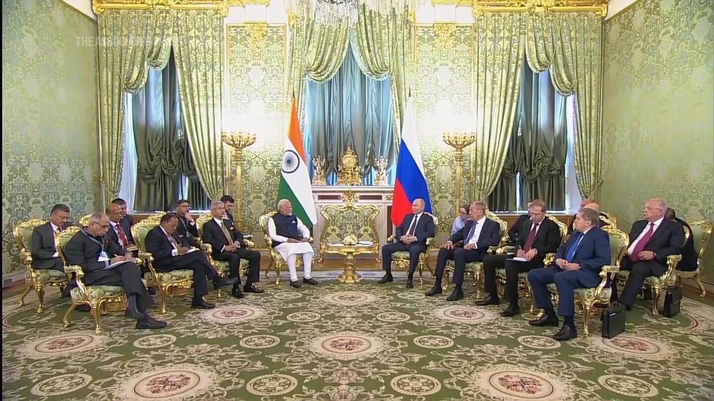 Putin hosts India’s PM to deepen ties, but Ukraine looms over their relationship | AP News