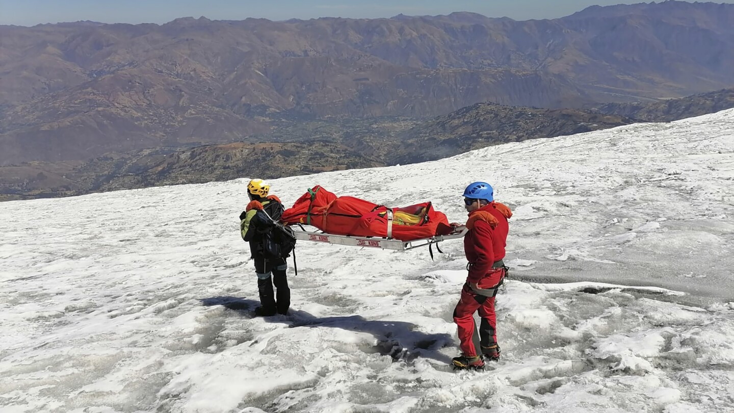 The body of an American climber buried by an avalanche 22 years ago in Peru has been found