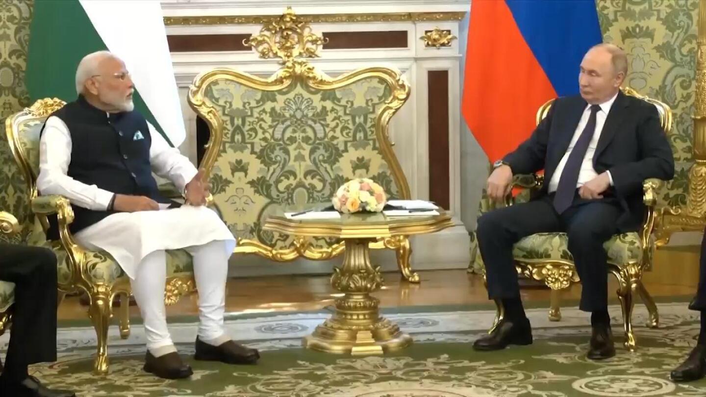 “When we see innocent children dying, then the heart pains”, Modi tells Putin during meeting | AP News