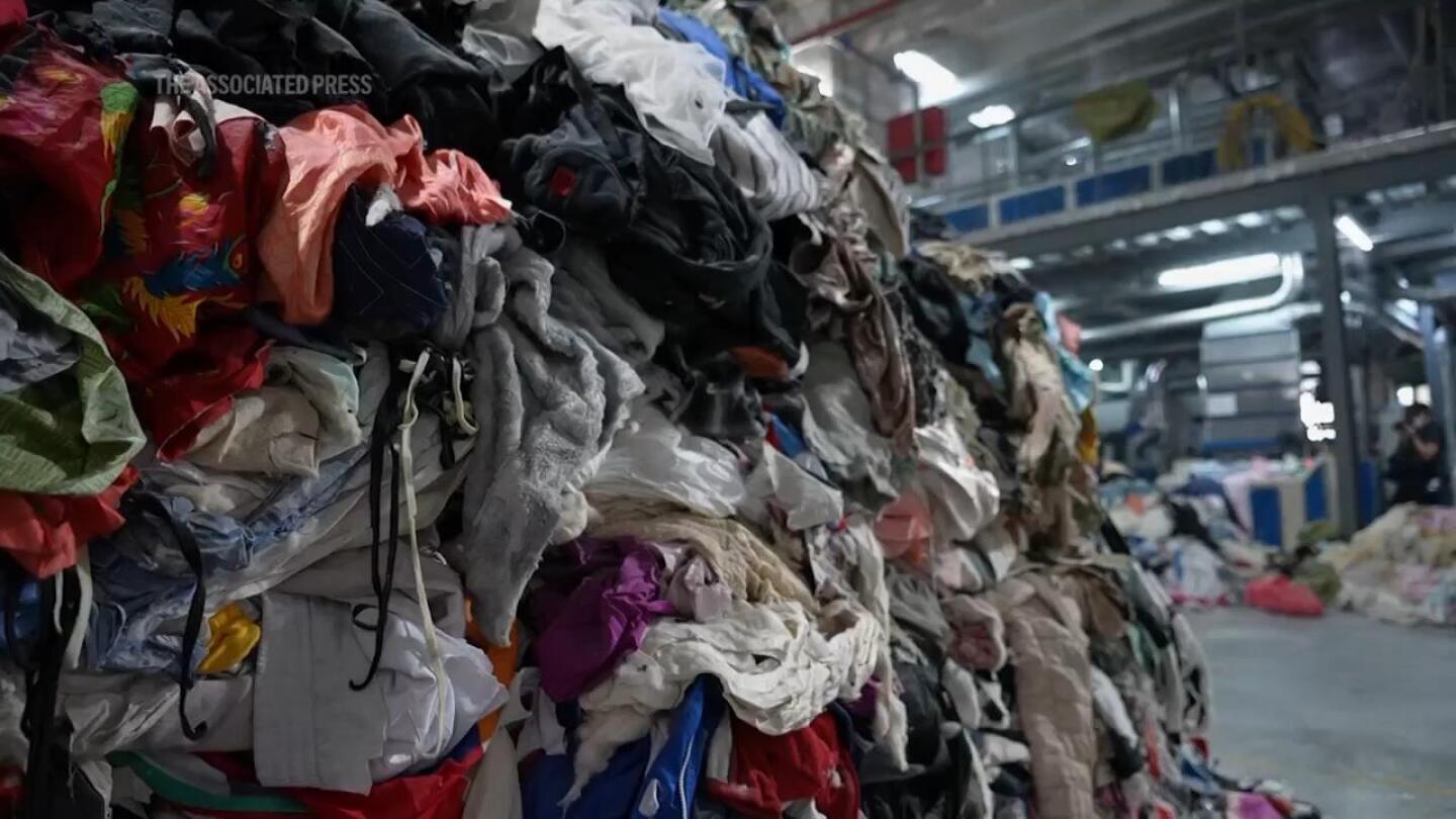 Efforts to recycle used clothes in China face challenges | AP News