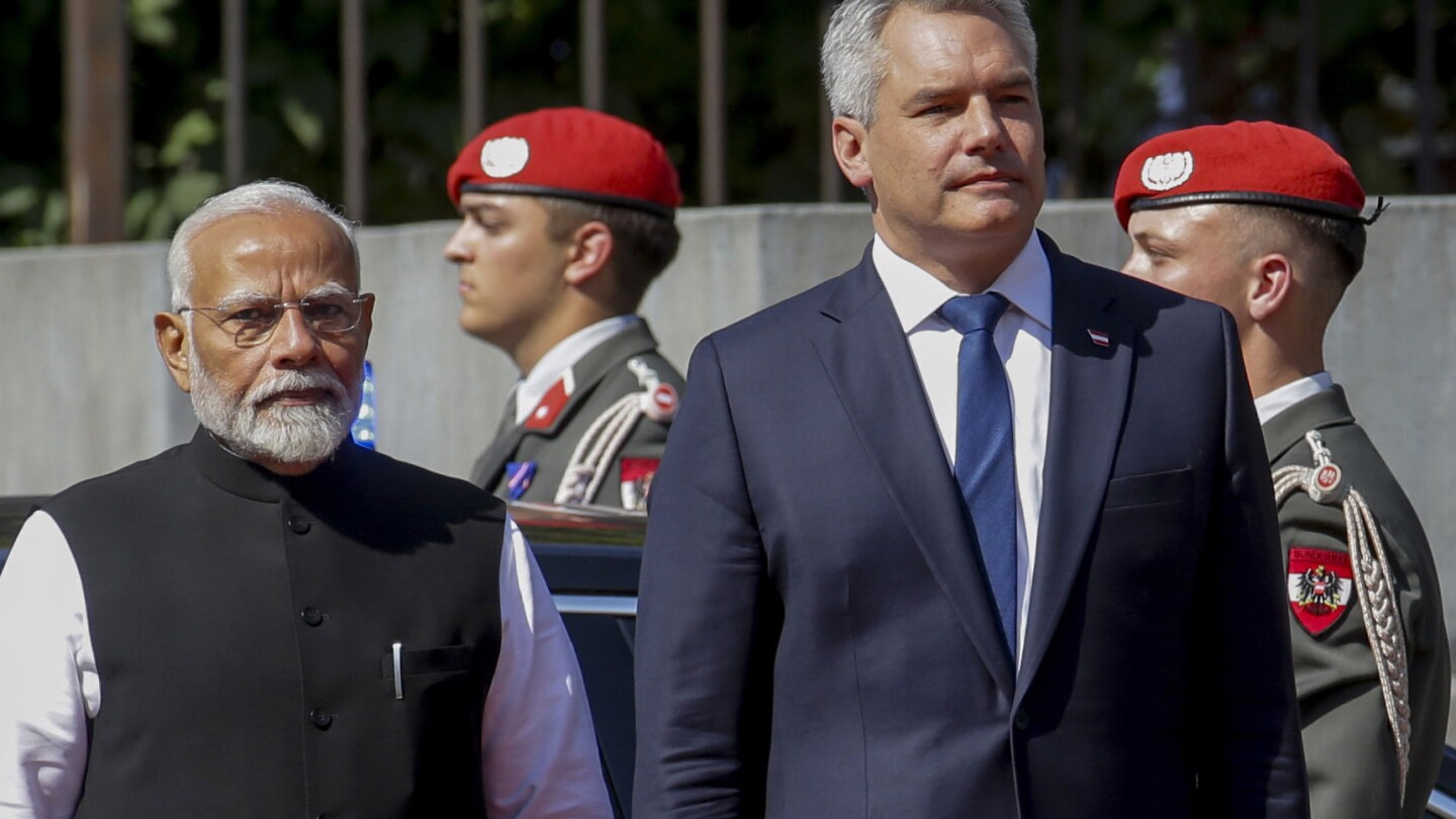 India’s Modi discusses the Ukraine war with Austria a day after meeting Putin