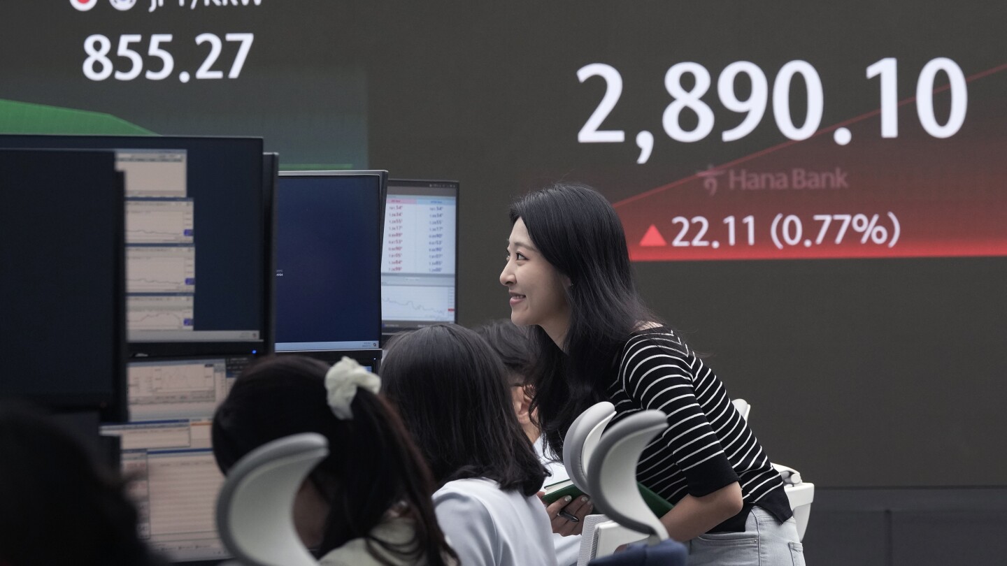 Stock market today: Asian shares zoom higher, with Nikkei over 42,000 after Wall St sets new records