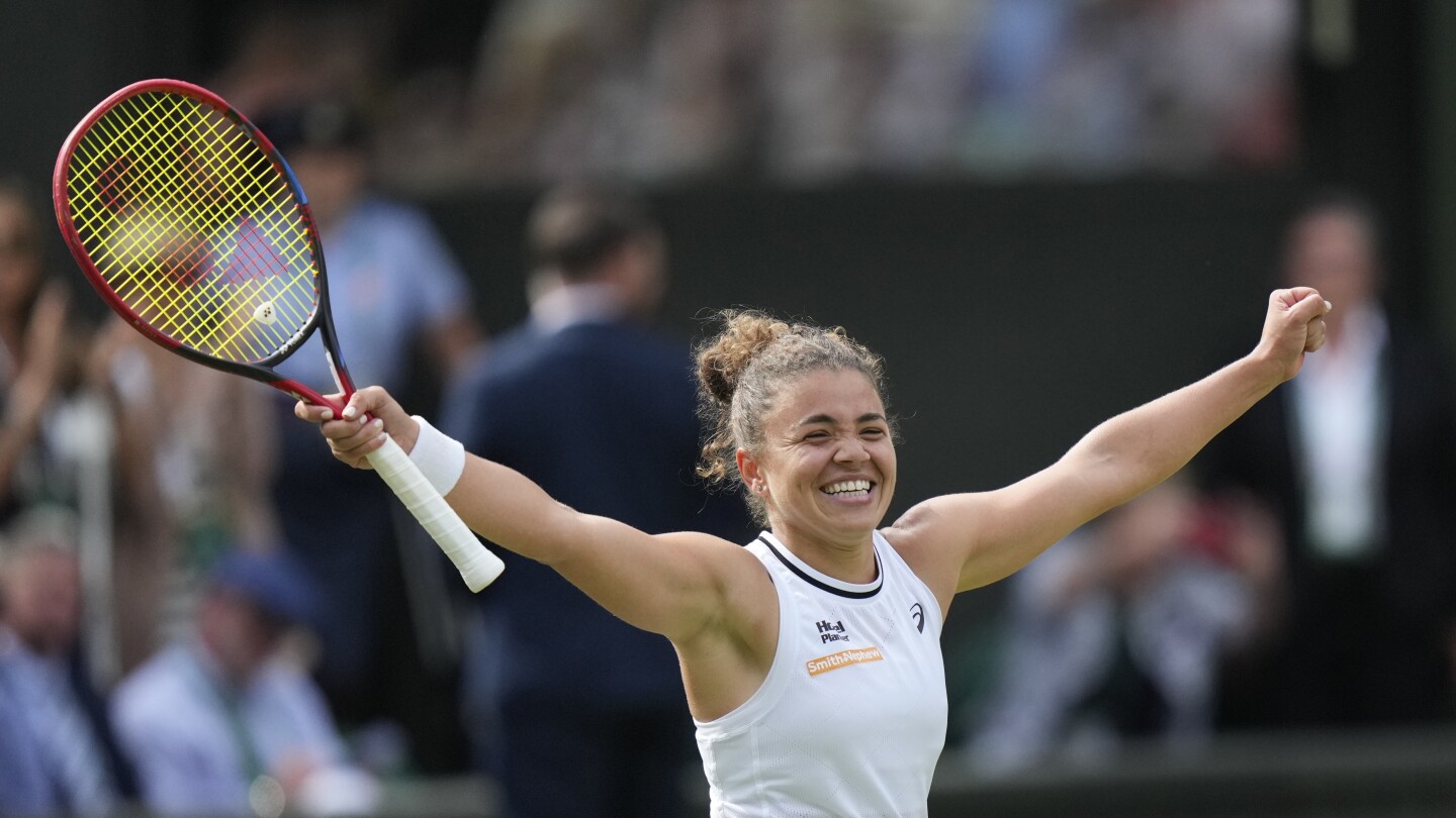 Jasmine Paolini wins Wimbledon’s longest women’s semifinal to reach a second Grand Slam title match