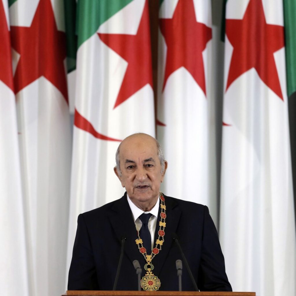 Algerian President Abdelmadjid Tebboune announces re-election campaign