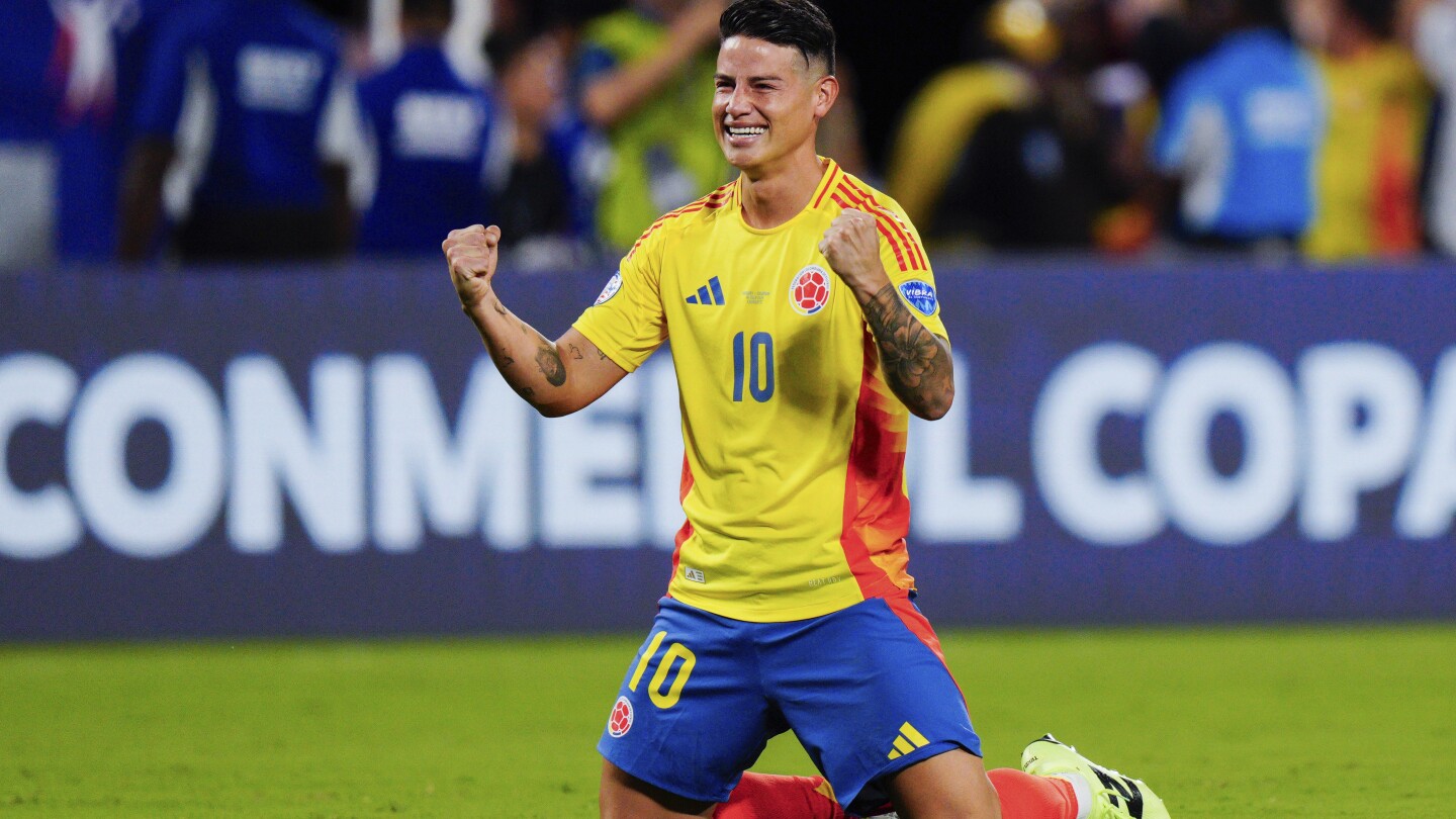 James Rodríguez is enjoying a stunning revival with Colombia at Copa América