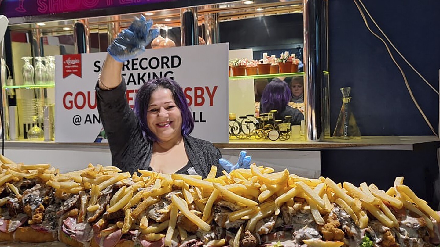 This nearly 10-foot Gatsby sub is made by a South African restaurant with a taste for the supersized