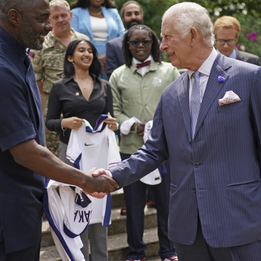 King Charles III hosts Idris Elba to hear from young people about the troubles they face