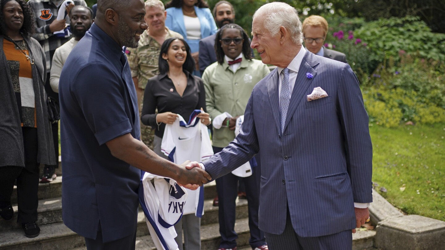 King Charles III hosts Idris Elba to hear from young people about the troubles they face