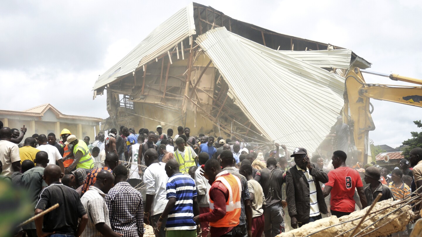 Several students killed, over 100 trapped after a school collapse in northern Nigeria