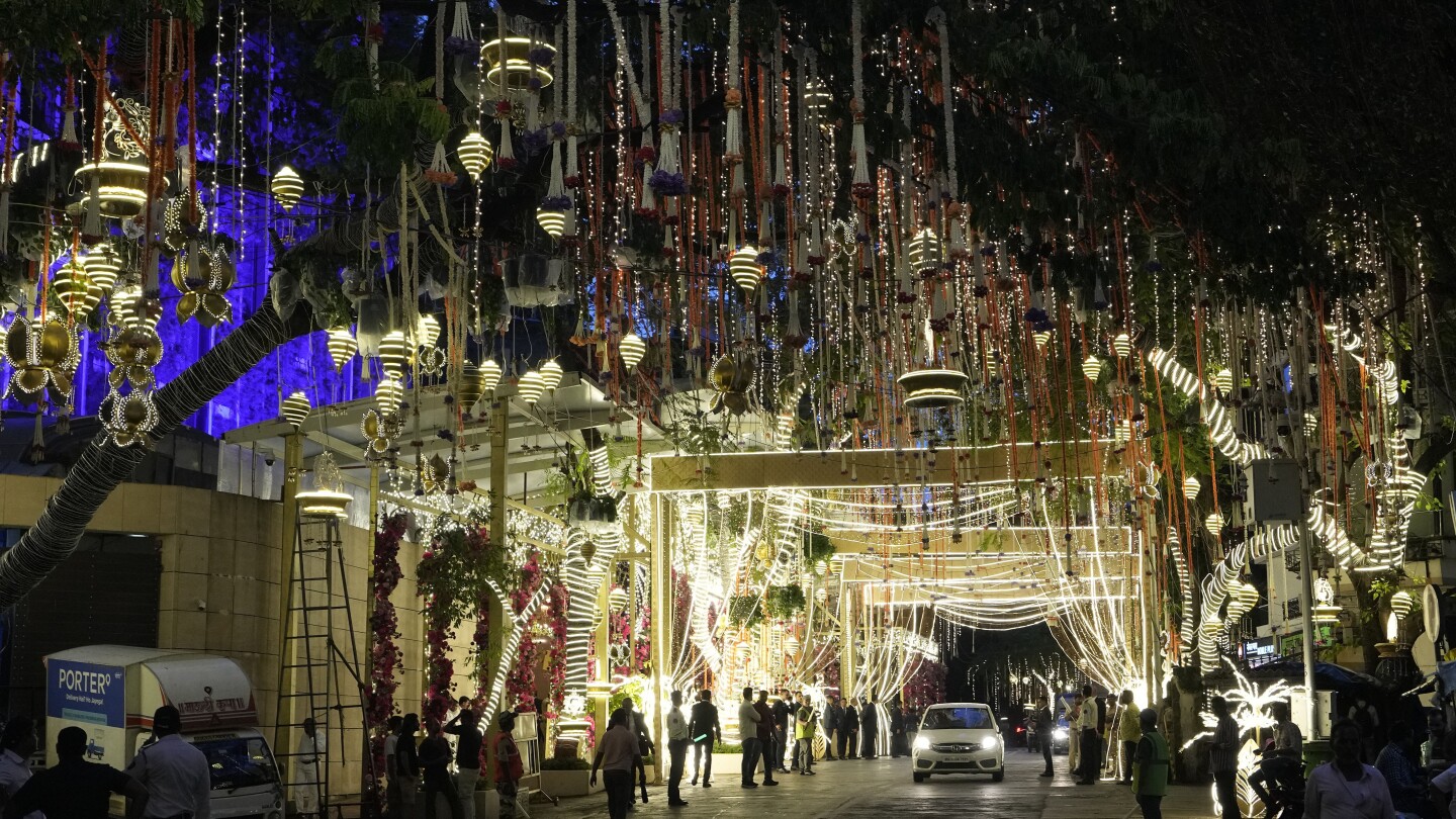 An Indian billionaire’s son is married after lavish celebrations that spotlight his global clout