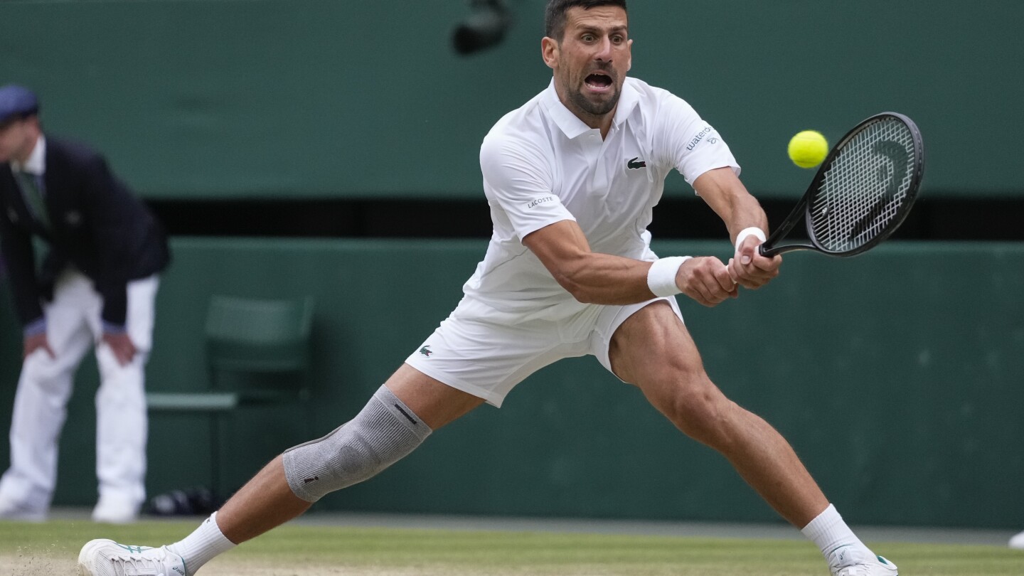 Novak Djokovic is 37 and had knee surgery last month but faces Carlos Alcaraz in the Wimbledon final