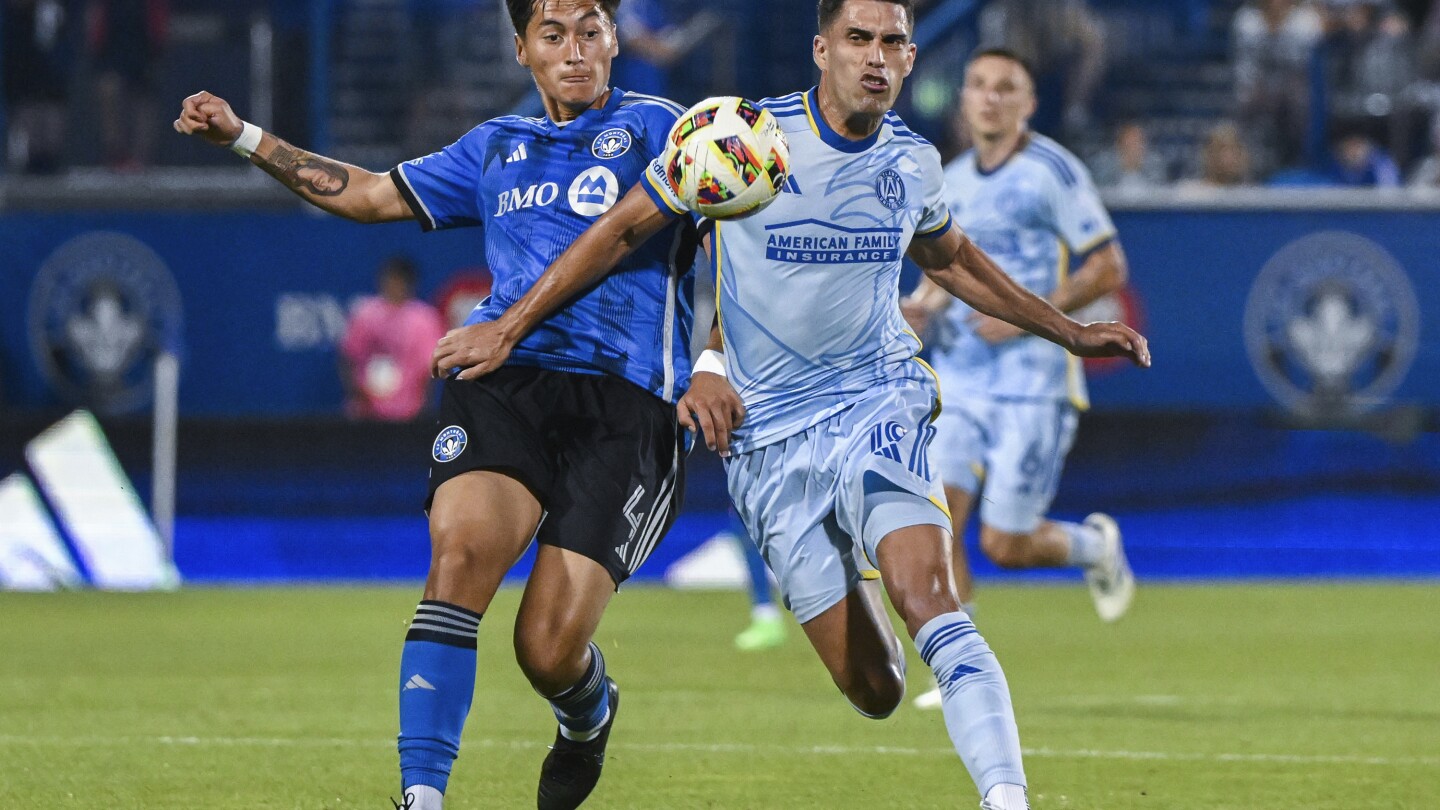 Ruan scores lone goal to lead Montreal to 1-0 victory over Atlanta United