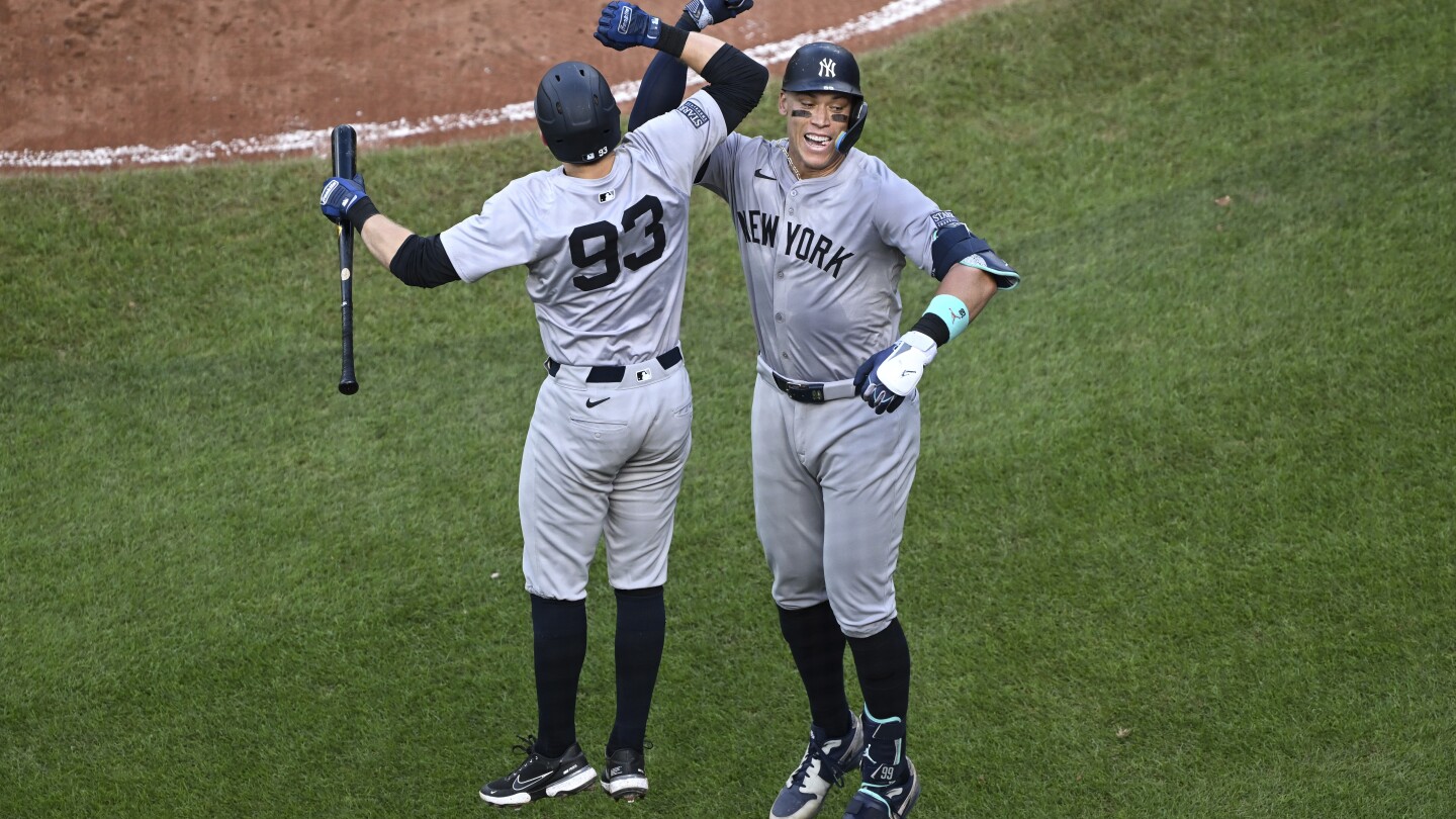 Aaron Judge sets Yankees record with his 34th home run before the All-Star break