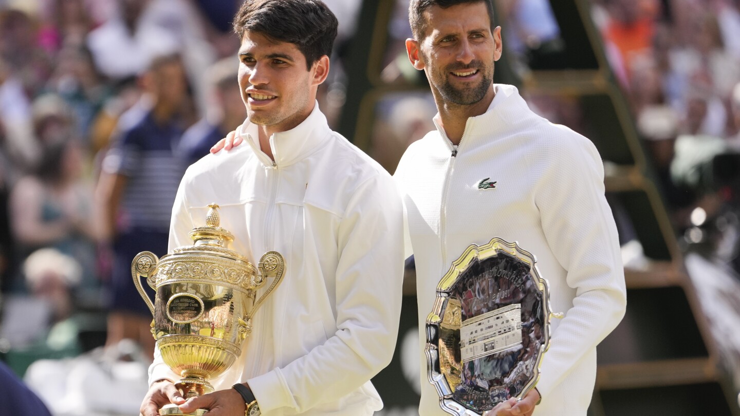 Novak Djokovic vows to get better after losing the Wimbledon final to Carlos Alcaraz