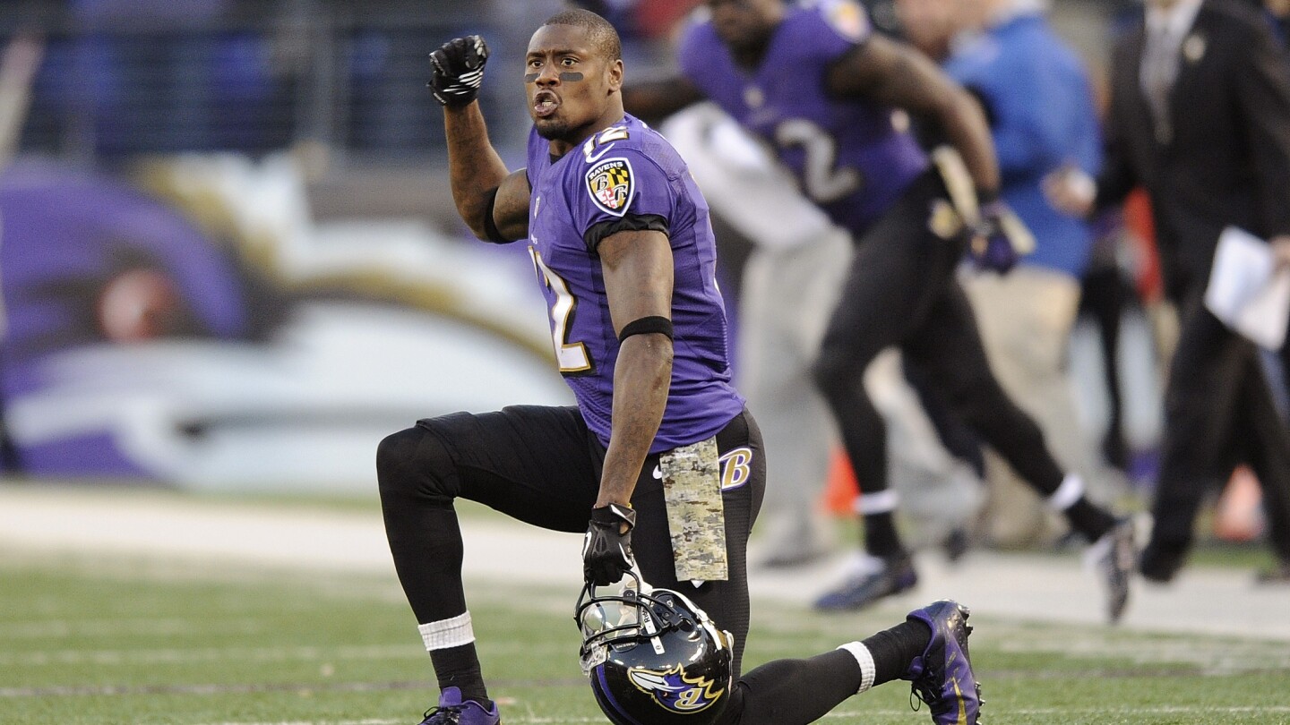 Jacoby Jones, a star of Baltimore’s most recent Super Bowl title run, has died at age 40