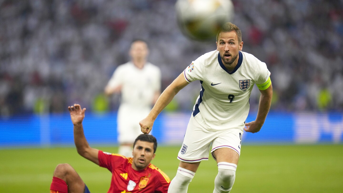 England’s Harry Kane and Spain’s Dani Olmo end Euro 2024 in a 6-way tie for Golden Boot top scorer