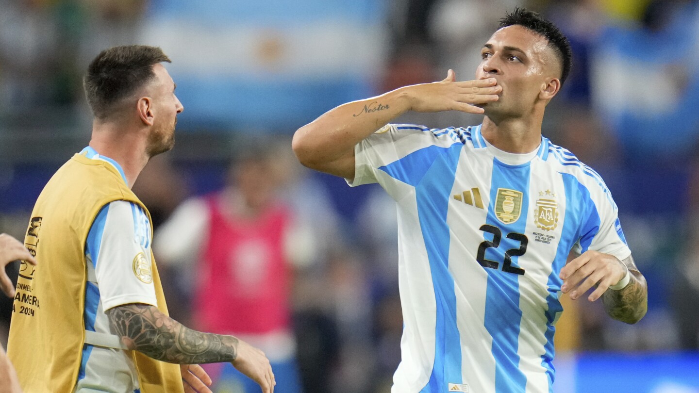 Argentina wins record 16th Copa America title, beats Colombia 1-0 after Messi gets hurt