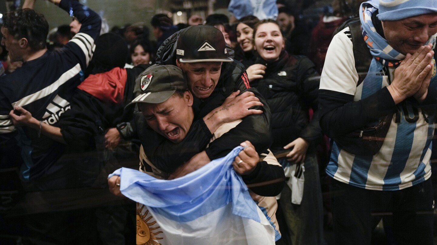 Argentina fans revel in their Copa America triumph, a brief respite from their country’s crises