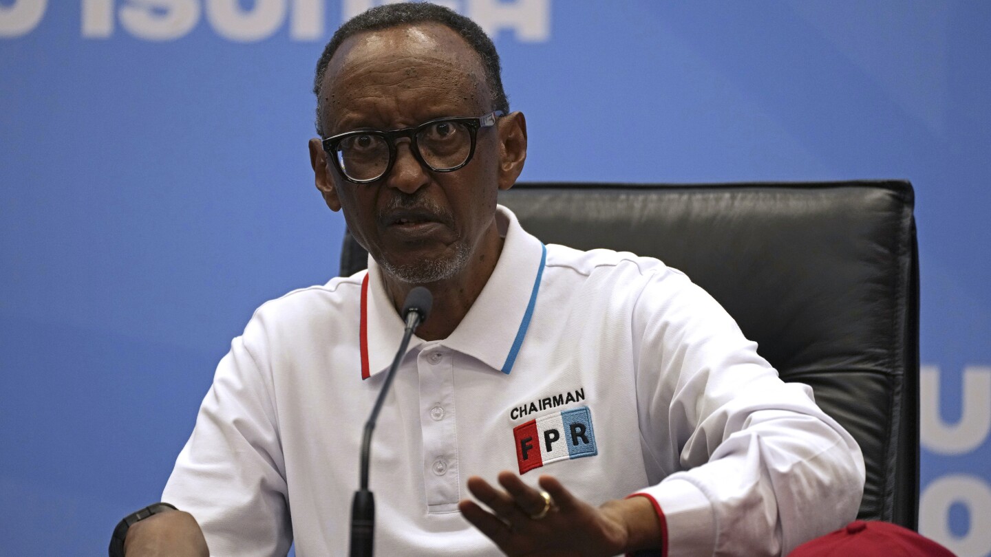 Rwandans vote in presidential election that’s set to extend the 30-year rule of Paul Kagame