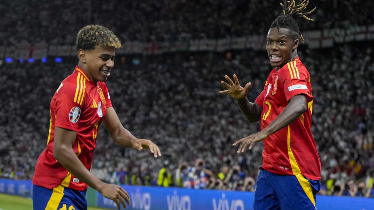 Yamal and Williams among Spain’s title winners dominating AP’s team of the tournament at Euro 2024